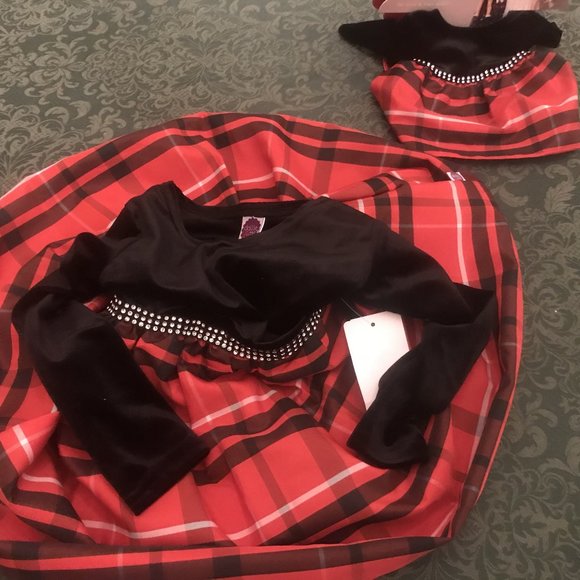 NWT Dollie and me sz 4 christmas twirl dress 2 pcs